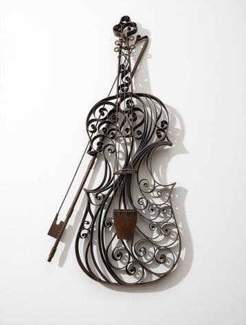 Ornement décoratif - violon décoratif