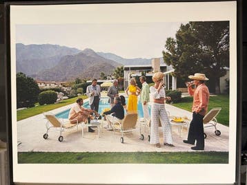 Slim Aarons (1916–2006) - Desert House Party 1970 Slim