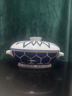 HERMÈS - Tureen (2) - Porselein - Zuppiera Bleus d’Ailleurs