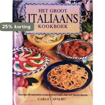 GROOT ITALIAANS KOOKBOEK 9789041001818 CAPALBO, Verzenden, Gelezen, CAPALBO
