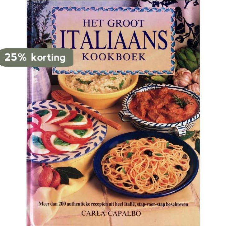 GROOT ITALIAANS KOOKBOEK 9789041001818 CAPALBO, Boeken, Kookboeken, Gelezen, Verzenden