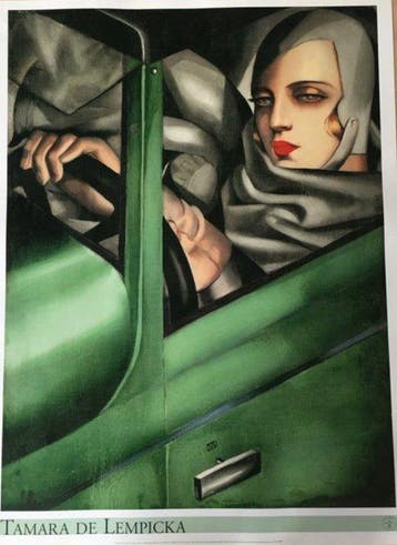 Tamara De Lempicka licensend by MMI NYC - Bugatti