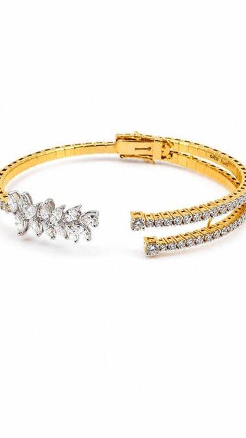 Armband - 18 karaat Geel goud, Witgoud, diamant - 2.97ct., Nieuw