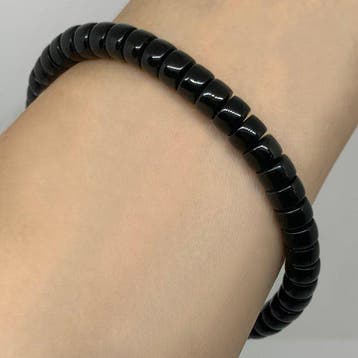 Nefriet NGTC-gecertificeerde Hetian Jade armband (5 mm dik)-