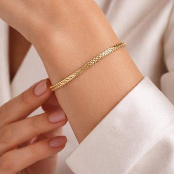 UnoAErre - Armband - 18 karaat Geel goud - Gemaakt in Italië, Nieuw