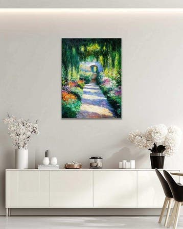 Stefano - Garden Path in Bloom
