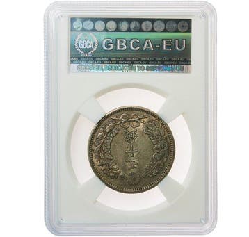 Japon. Meiji (1868-1912). 50 Sen Certified by GBCA - EU as, Timbres & Monnaies, Monnaies | Asie