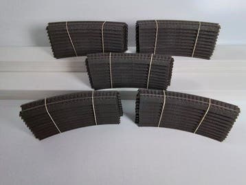 Märklin H0 - 24130 - Modeltrein (50) - 50 x gebogen C-rails, Hobby en Vrije tijd, Nieuw