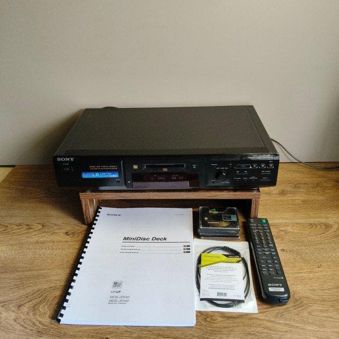 Sony - MDS-JE440 Platine MinidDisc, Audio, Tv en Foto, Radio's