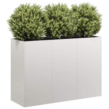 vidaXL Plantenbak 120x40x80 cm roestvrij staal, Verzenden