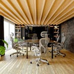 Herman Miller Aeron Mineral (Witte Herman Miller Stoel), Maison & Meubles, Chaises de bureau, Verzenden