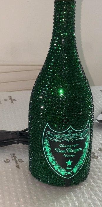 mattia paladini - Nachtlampje - Glas - Lamp Dom Pèrignon, Nieuw