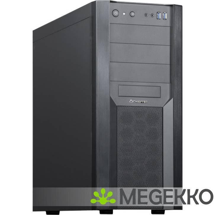 Chieftec CW-01B-OP computerbehuizing Zwart, Computers en Software, Computerbehuizingen, Nieuw, Verzenden