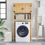 vidaXL Wasmachinekast Corona massief grenenhout, Huis en Inrichting, Verzenden, Nieuw