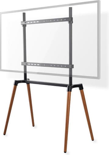 Nedis TV Vloerstandaard - 60 t/m 75 inch - Max 40 kg - Kabel, Verzenden