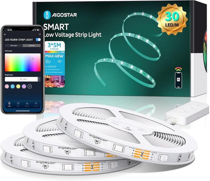 Led strip - Ledstrip - 15 meter - RGB - Aigostar, Maison & Meubles, Lampes | Autre, Envoi
