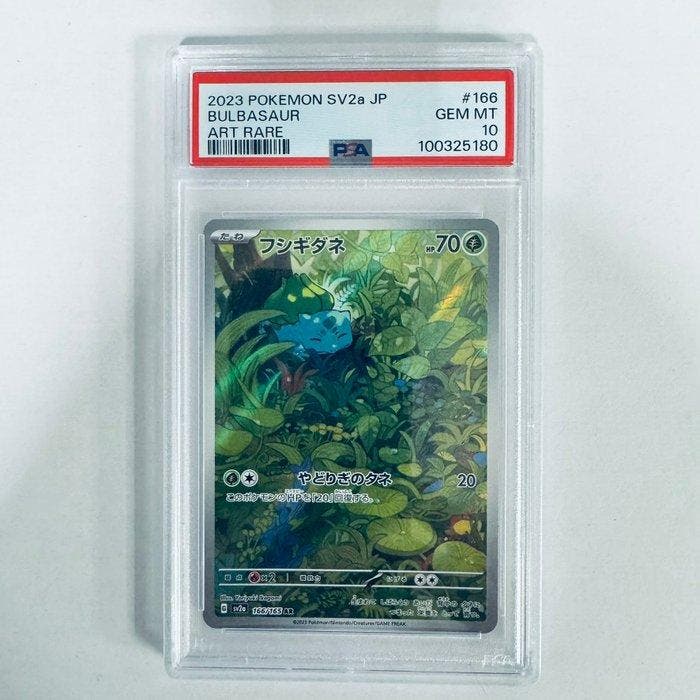 Pokémon Graded card - Bulbasaur - 151 Japanese #166 - PSA 10, Hobby & Loisirs créatifs, Jeux de cartes à collectionner | Pokémon