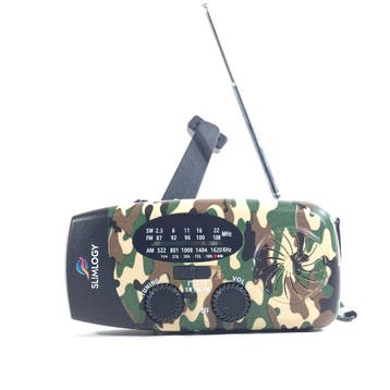 Slimlogy R3 Mini 2000 mAh Noodradio & Nood Zaklamp – Laadbaa, Ophalen of Verzenden
