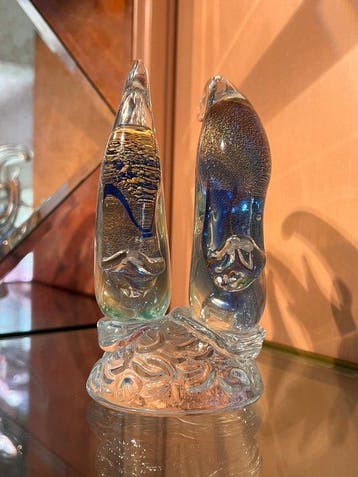 Murano - sculptuur, Armonia sommersa - 18 cm - Muranoglas, Antiek en Kunst