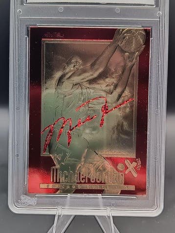 1996 Fleer EX-2000 23 KT Gold Michael Jordan - WCG 10 Graded