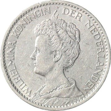Nederland. Wilhelmina. 1 Gulden 1913 (Zonder minimumprijs)