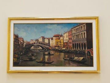 De Gregorio (XX) - Veduta di Venezia dal Ponte di Rialto