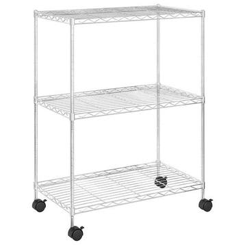 Etagere chromee 60x35x81cm - Seconde chance - Prix reduit, Verzenden