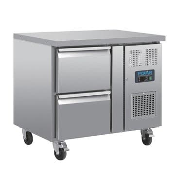 Koelwerkbank | 124L | 2 Laden (1/1 GN) | -2°C/+8°C |, Verzenden, Nieuw in verpakking