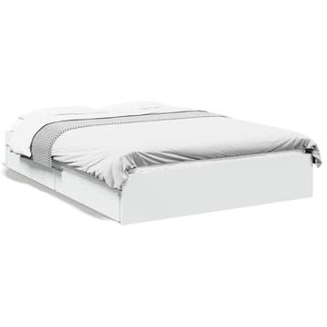 Bedframe wit 120x200 | Tweede kansje | OP = OP, Gebruikt, Verzenden, Wit, Twijfelaar