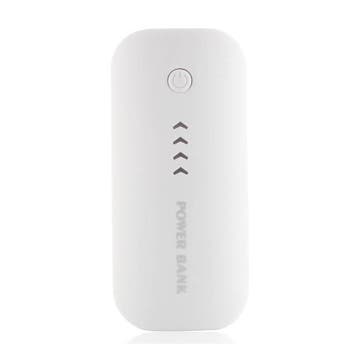 Externe 5600mAh Powerbank Noodaccu Batterij Oplader Wit, Verzenden