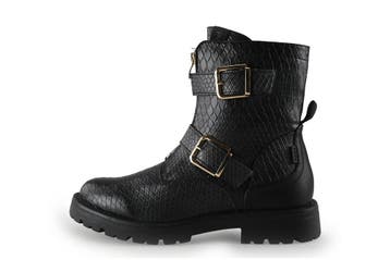 Poelman Biker boots in maat 40 Zwart, Verzenden, Overige typen