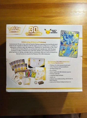 Pokémon - 1 Elite trainer box - Elite Trainer Box 30th
