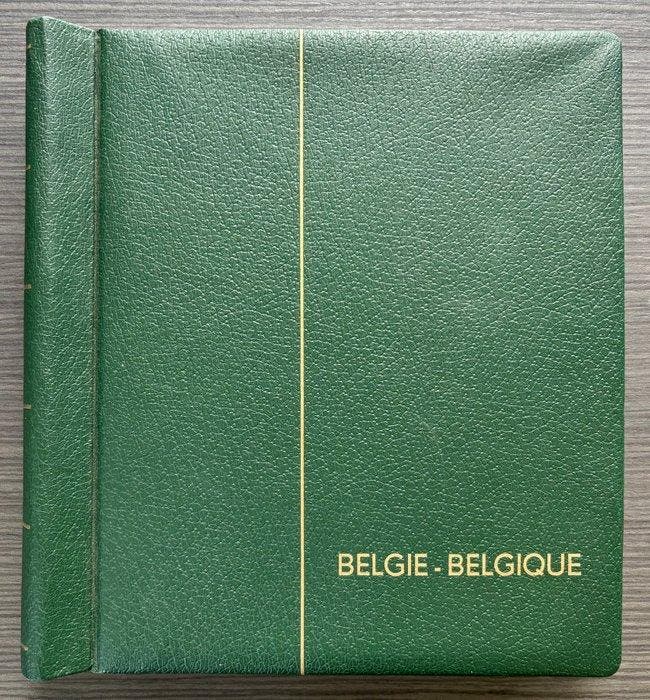 België 1849/1944 - Leeg Leuchtturm I album met cassette in, Timbres & Monnaies, Timbres | Europe | Belgique