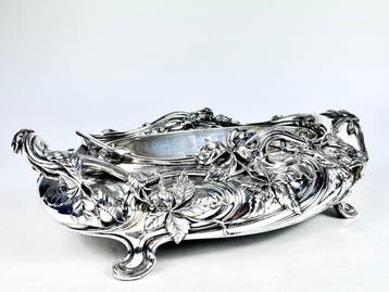 Victor Saglier - Jardinière - Verzilverd - Milieu de table