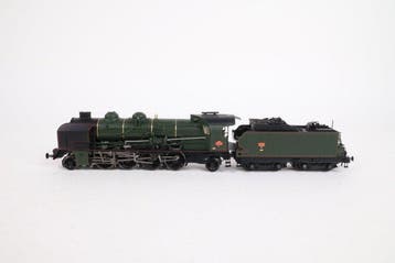 REE Modèles H0 - MB-051 - Locomotive à vapeur avec tender