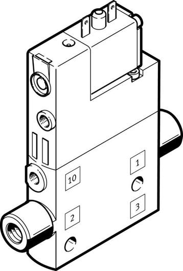 Festo 3/2 NO Monostable Air Électrovanne M5 190L/Min -, Verzenden