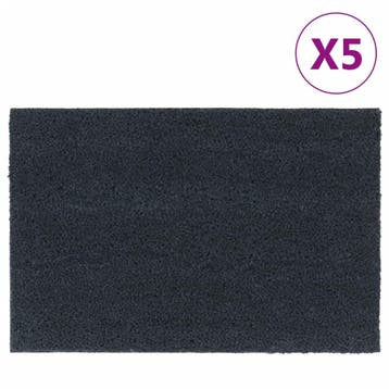 vidaXL Deurmatten 5 st 40x60 cm getufte kokosvezel, Verzenden