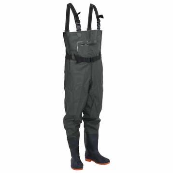 vidaXL Waadpak met laarzen en riem maat 39 donkergroen, Verzenden, Nieuw
