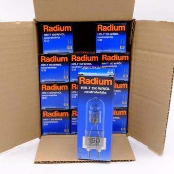 - Radium HRI T 150WNDL230G12 lampen (12 stuks) (8970), Nieuw