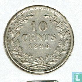 Nederland 10 cents 1898, Verzenden, Losse munt