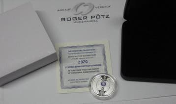 Griechenland 6 Euro zilver coloriert 2024 Postwesen zilver, Verzenden, België
