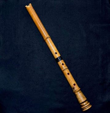Vintage - Wooden Shakuhachi Flute, Kinpucho  Brand,, Nieuw