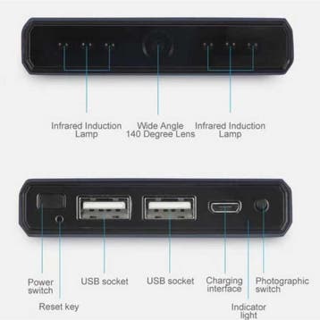 Power Bank Mini Security Camera 8000mAh - 4K Camcorder, Verzenden, Nieuw