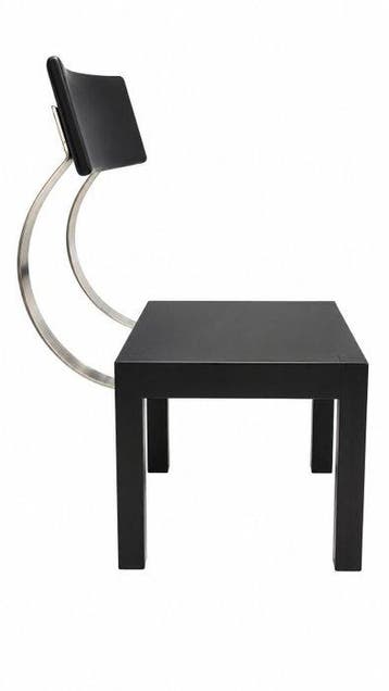 Zanotta - Giuseppe Terragni - Follia - Chaise - Bois laqué,