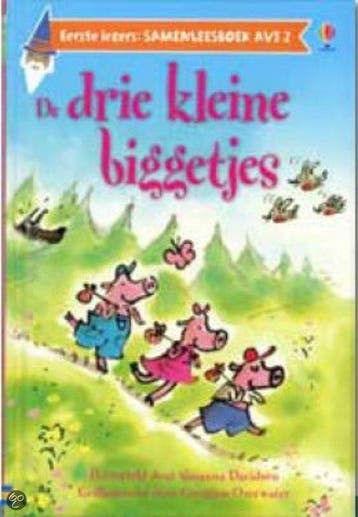 De drie kleine biggetjes / Eerste lezers samenleesboek, Boeken, Verzenden, Zo goed als nieuw