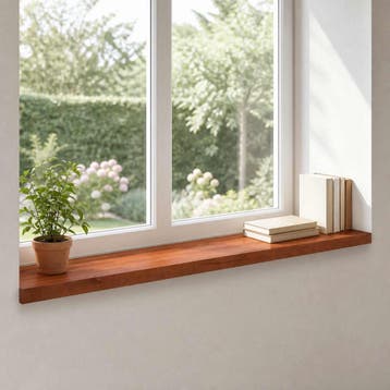 vidaXL Raamprofielen 2 st Bruin 140 x 20 x 2 cm Massief, Verzenden