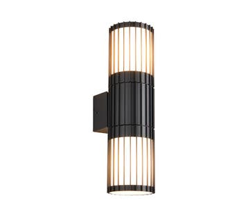 Trio VOLGA wandlamp | E27 Fitting | antraciet | 8,5 x 30 cm, Verzenden