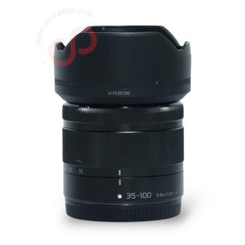 Panasonic 35-100mm 4.0-5.6 Lumix G Vario ASPH Mega OIS zw..., Ophalen of Verzenden, Zo goed als nieuw