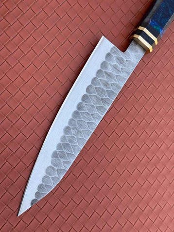 Custom Hand-Forged Premium Chefs Knife - Tafelmes - Staal,