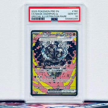 Pokémon Graded card - CS MASK OGERPON ex #160 - Pokémon -